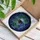 2D Flat, 2D Flat Print, 1pc, Sun Catcher, Decorative Hanging Ornament 5.12*5.91in, Grape Wine Pattern Decoration, Lifestyle, Creates an Elegant Atmosphere, Enjoy a Sweet Life-like Home Decor, Birthday Gift, Suitable for Aesthetic Lovers, Living Room Stained Glass Suncatcher - 3