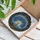Indigo Azure Gold Golden Frame Tree of Life Cosmic Starlight - Home Decor Gift Stained Glass Suncatcher - 3