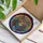 Psychedelic Swirl Cat Rainbow Border - Mosaic Organic Swirls Home Decor Cat Lover Gift Stained Glass Suncatcher - 3