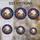 Full Moon Mushrooms Roses Tulips Golden Stars Cosmic Night Sky Home Decor Gift Stained Glass Suncatcher - 4