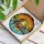 Affectionate Parrots Bird Nest Tropical Sunset - Home Decor Gift for Bird Lover Stained Glass Suncatcher - 3