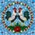Symmetrical Jewel Tone Roosters Stained Glass Mosaic Farmhouse Decor Gift Stained Glass Suncatcher - 5