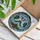 Symmetrical Jewel Tone Roosters Stained Glass Mosaic Farmhouse Decor Gift Stained Glass Suncatcher - 3