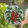 Ripe Red Tomato Clusters Green Leaves Vine Clear Mosaic Glass - Home Decor Gift for Garden Lover Stained Glass Suncatcher - 2