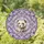 Ferret Stained Glass Floral Medallion Mosaic - Home Decor Gift for Ferret Lover Stained Glass Suncatcher - 1