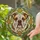 Bulldog Stained Glass Head with Golden Floral Medallions - Home Decor Gift for Dog Owners Stained Glass Suncatcher - 2