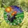 Skunk Orange Pumpkin Hat Blue Bird Daisies - Everyday Home Decor Gift for Wildlife Lover Stained Glass Suncatcher - 1