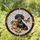 Dachshund Adult Puppy Stained Glass Monarch Butterfly Rosebud Home Decor Gift for Dog Lover Stained Glass Suncatcher - 1