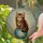 Blue Eyed Tabby Kitten Large Mosaic Sphere - Home Window Decor Gift for Cat Lovers Stained Glass Suncatcher - 2