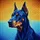 Cropped Ears Doberman Pinscher Tiffany Glass Window Decor Home Gift for Dog Lover Stained Glass Suncatcher - 5