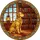 Golden Retriever Tiffany Glass Dog with Lantern Bookshelf - Home Decor Gift for Dog Lover Stained Glass Suncatcher - 5
