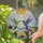 Hummingbirds Floral Wreath Sunburst - Wildlife Home Decor Gift for Bird Lovers Stained Glass Suncatcher - 2