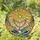 Golden Sunburst Iridescent Glass Jewels Celestial Clouds Light Patterns Home Decor Gift Stained Glass Suncatcher - 1