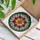 Multi-Petal Flower Insect Glass Petals Bloom Garden Home Decor Gift for Nature Lover Stained Glass Suncatcher - 3