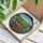 Highland Calves Blue Bows Blue Flowers - Home Decor Gift for Cow Lover Stained Glass Suncatcher - 3