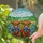 Highland Calves Blue Bows Blue Flowers - Home Decor Gift for Cow Lover Stained Glass Suncatcher - 2