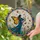 Graceful Woman Silhouette Monarch Butterfly Wings Colorful Butterflies Home Decor Gift Stained Glass Suncatcher - 2