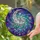 Shimmering Crescent Moon Star Prism Cascading Crystal Forms Cosmic Night Sky - Home Decor Gift Stained Glass Suncatcher - 2