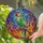 Parrot Sunglasses Cosmic Sky Flames - Home Decor Gift for Parrot Lover Stained Glass Suncatcher - 2