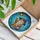 Tabby Cat Wizard Hat Firework Sparkler Patriotic Cup - Independence Day Gift for Cat Lover Stained Glass Suncatcher - 3