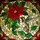 Hummingbird Poinsettia Botanical - Christmas Home Decor Gift for Bird Lovers Stained Glass Suncatcher - 5