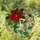 Hummingbird Poinsettia Botanical - Christmas Home Decor Gift for Bird Lovers Stained Glass Suncatcher - 1