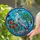 Jewel Tone Great Blue Heron Stained Glass Water Scene - Bird Lover Home Decor Gift Stained Glass Suncatcher - 2