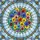 Pansy Floral Bouquet Green Leaves Mosaic Circular Border Luminous Sky - Home Decor Gift for Garden Lovers Stained Glass Suncatcher - 5