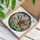 Praying Mantis Green Leaves Cherry Blossoms Edge-to-Edge - Glowing Jewel Tone Home Decor Gift Stained Glass Suncatcher - 3