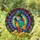 Macaw Parrot Leprechaun Hat Gold Coins Shamrock - St. Patrick's Day Home Decor Gift Stained Glass Suncatcher - 1