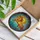 Prancing Horse Stained Glass Glowing Sun Ocean Sky Mosaic - Home Decor Gift for Horse Lover Stained Glass Suncatcher - 3
