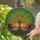 Tree of Life Gnarled Roots Canopy Mandala Jewel Tones Tiffany Glass - Home Decor Gift Stained Glass Suncatcher - 2