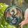 Vibrant Majestic Stained Glass Fantasy Dragon - Misty Forest Home Decor Gift Stained Glass Suncatcher - 2