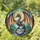 Vibrant Majestic Stained Glass Fantasy Dragon - Misty Forest Home Decor Gift Stained Glass Suncatcher - 1
