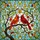 Cardinal Birds Tree Branch Mosaic Jewel Tones - Home Decor Gift for Bird Lover Stained Glass Suncatcher - 5