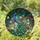 Magnificent Peacock Vibrant Floral Tiffany Glass Perching Bird - Home Decor Gift Stained Glass Suncatcher - 1
