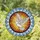 White Dove Sunburst Halo Dark Bronze Frame Stained Glass - Home Decor Gift Stained Glass Suncatcher - 1