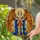 Archangel Golden Armor Tiffany Stained Glass Celestial Light - Home Decor Gift Stained Glass Suncatcher - 2