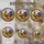 Rooster Fanned Tail Mosaic Hills Circular Border - Farmhouse Decor Gift Stained Glass Suncatcher - 4