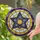 Elaborate Five-Pointed Star Cosmic Nebula Stained Glass Concentric Rings - Home Decor Gift Stained Glass Suncatcher - 2