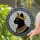 Black Cat Pharaoh Crown Ankh Egyptian Jewels - Home Decor for Cat Lovers Stained Glass Suncatcher - 2