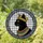 Black Cat Pharaoh Crown Ankh Egyptian Jewels - Home Decor for Cat Lovers Stained Glass Suncatcher - 1
