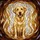 Yellow Labrador Retriever Upright Sitting Open Mouth - Home Decor Gift for Dog Lover Stained Glass Suncatcher - 5