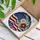 Patriotic American Flag Daisy Flowers - Home Decor Gift for Proud Americans Stained Glass Suncatcher - 3