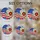 Patriotic American Flag Daisy Flowers - Home Decor Gift for Proud Americans Stained Glass Suncatcher - 4