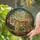 Striped Profile Tiger Dense Forest Mosaic - Home Decor Gift for Wildlife Lover Stained Glass Suncatcher - 2