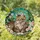 Long-haired Tabby Cat Stained Glass Garden Flowers - Home Decor Gift for Cat Lover Stained Glass Suncatcher - 1