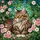 Long-haired Tabby Cat Stained Glass Garden Flowers - Home Decor Gift for Cat Lover Stained Glass Suncatcher - 5