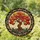 Gnarled Tree Chrysanthemum Leaves Jewel Tone Stained Glass - Home Decor Gift Stained Glass Suncatcher - 1
