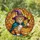 Tabby Cat Witch Hat Jack-o'-Lantern Halloween Home Decor - Cat Lover Gift Stained Glass Suncatcher - 1